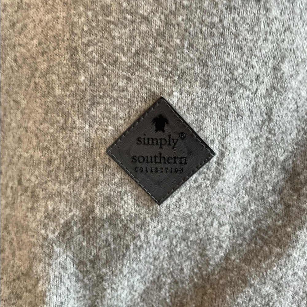 Simply Southern Collection Long Sleeve Shirt Animal Print Color Block - Picture 3 of 9